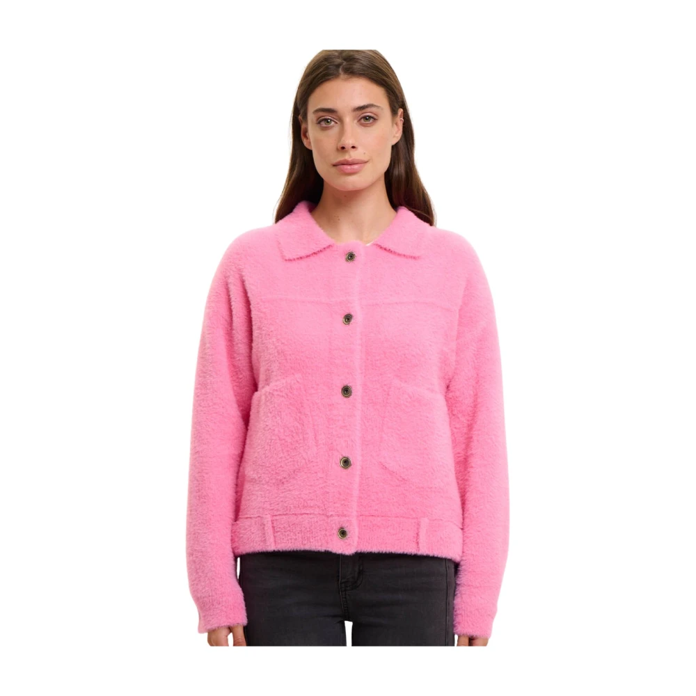 Rino&Pelle Bubbly Boxy Jas Pink Dames