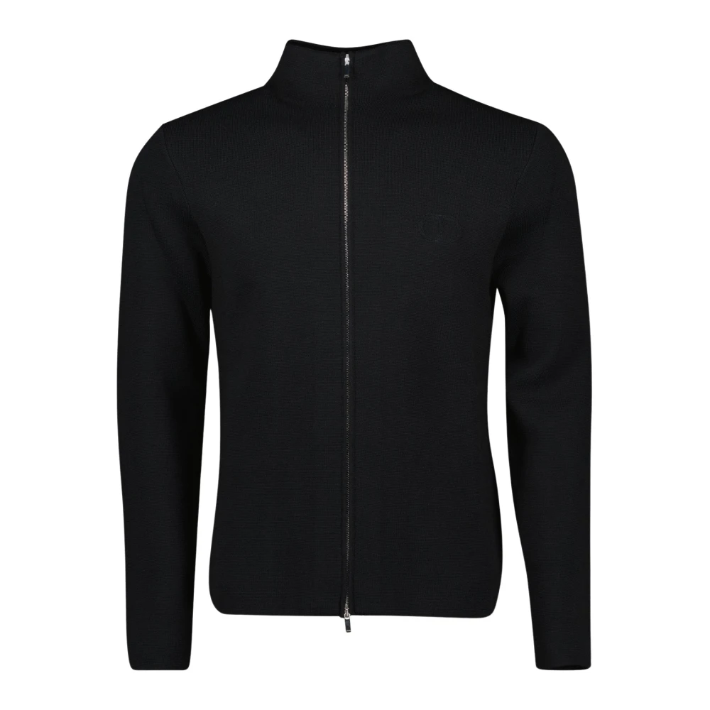Dior Heren Hoge Hals Gebreide Trui Black Heren
