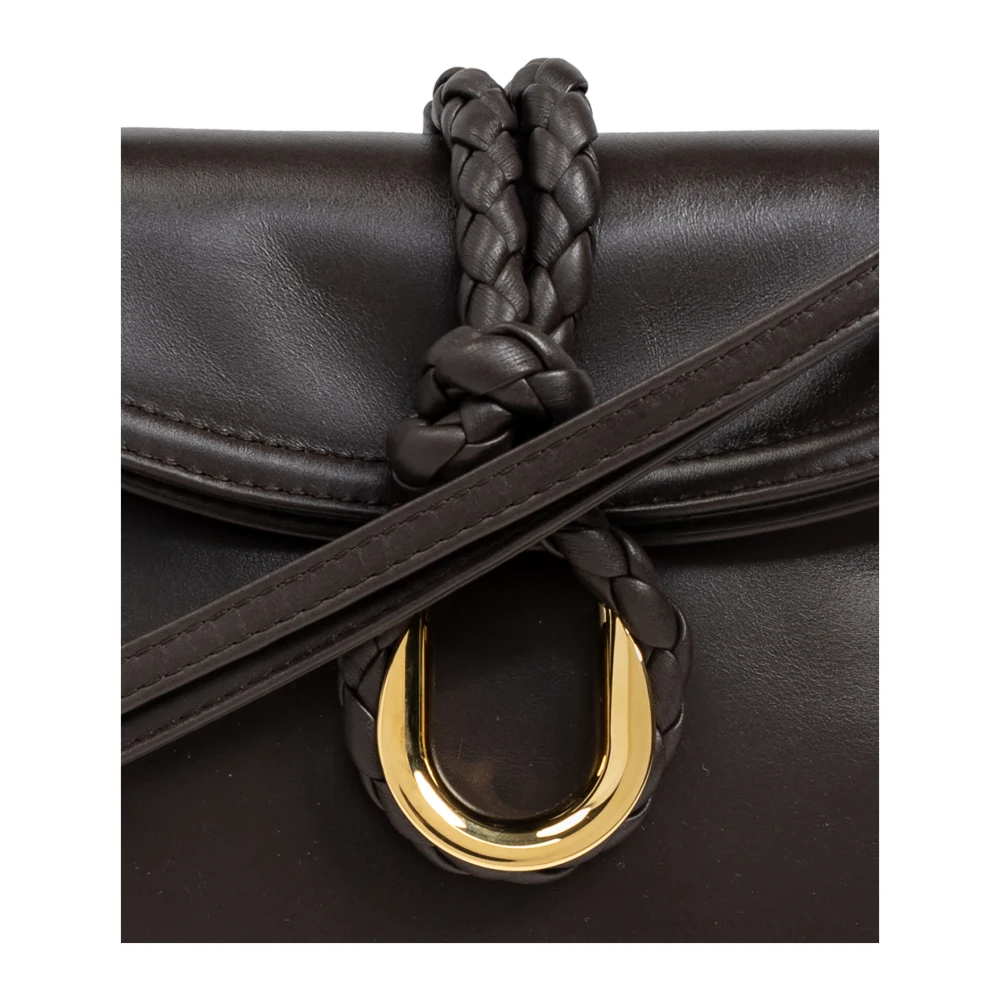 Bottega Veneta Schoudertas Liberta Klein Brown Dames