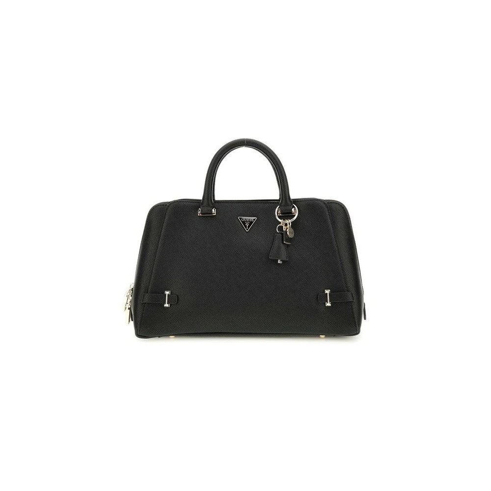 Guess Women's Black Handbags, One Size, Rosalba Girlfriend Satchel