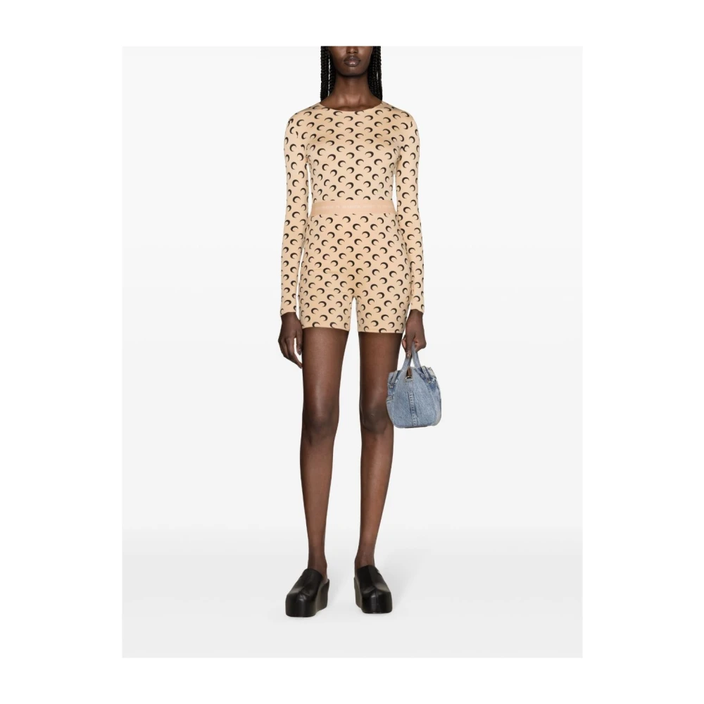 Marine Serre Sweatshirts Beige Dames