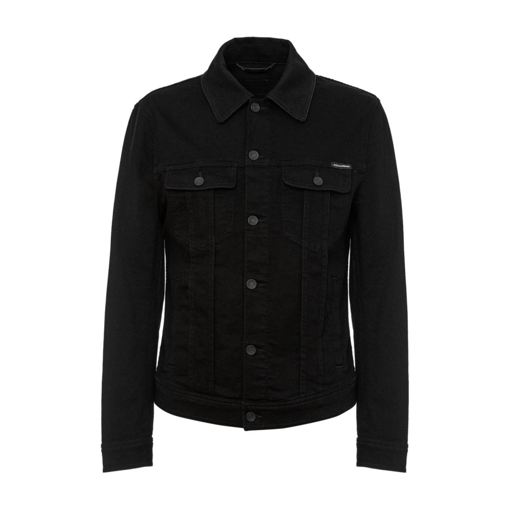 Dolce & Gabbana Klassieke Denim Jack Black Heren