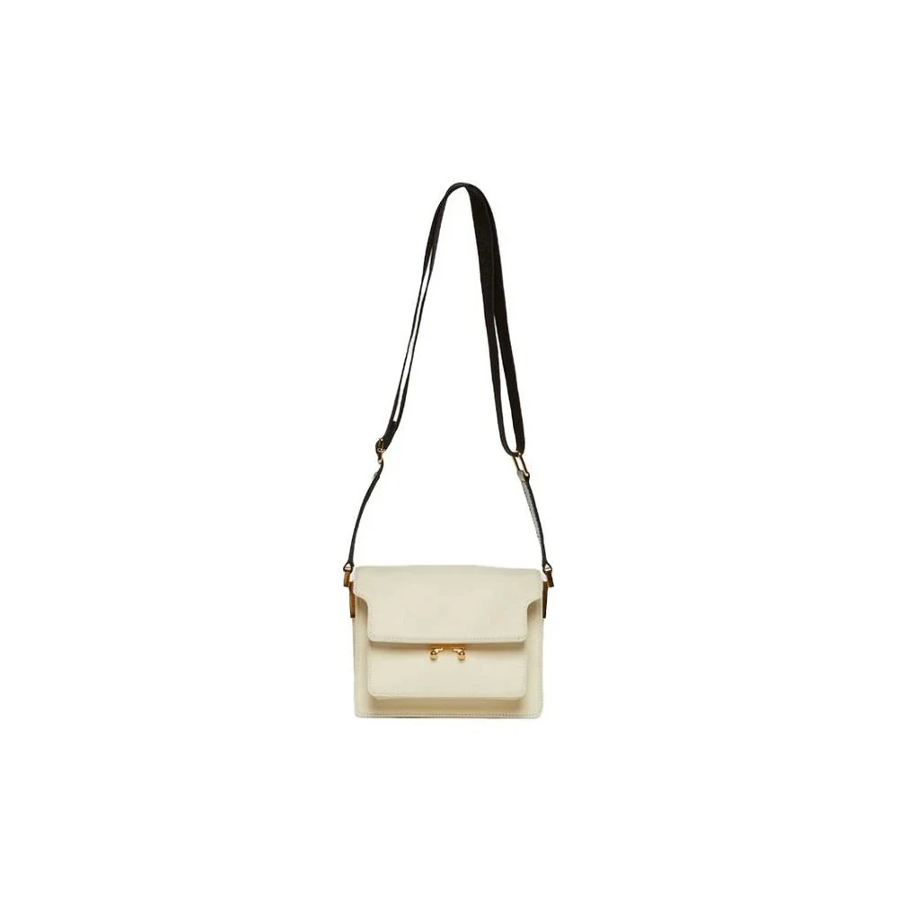 Marni Women's White Cross Body Bags, One Size, Pearl Shoulder Bag