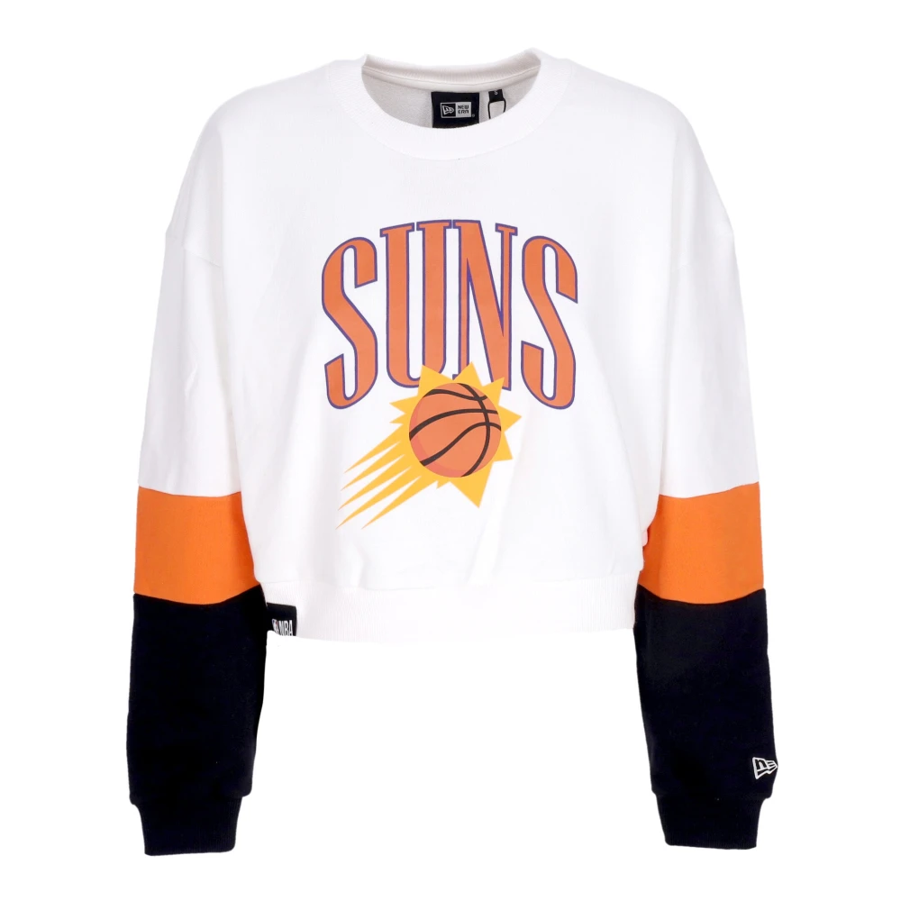 New era Phoenix Suns Kleurblok Sweatshirt White Dames