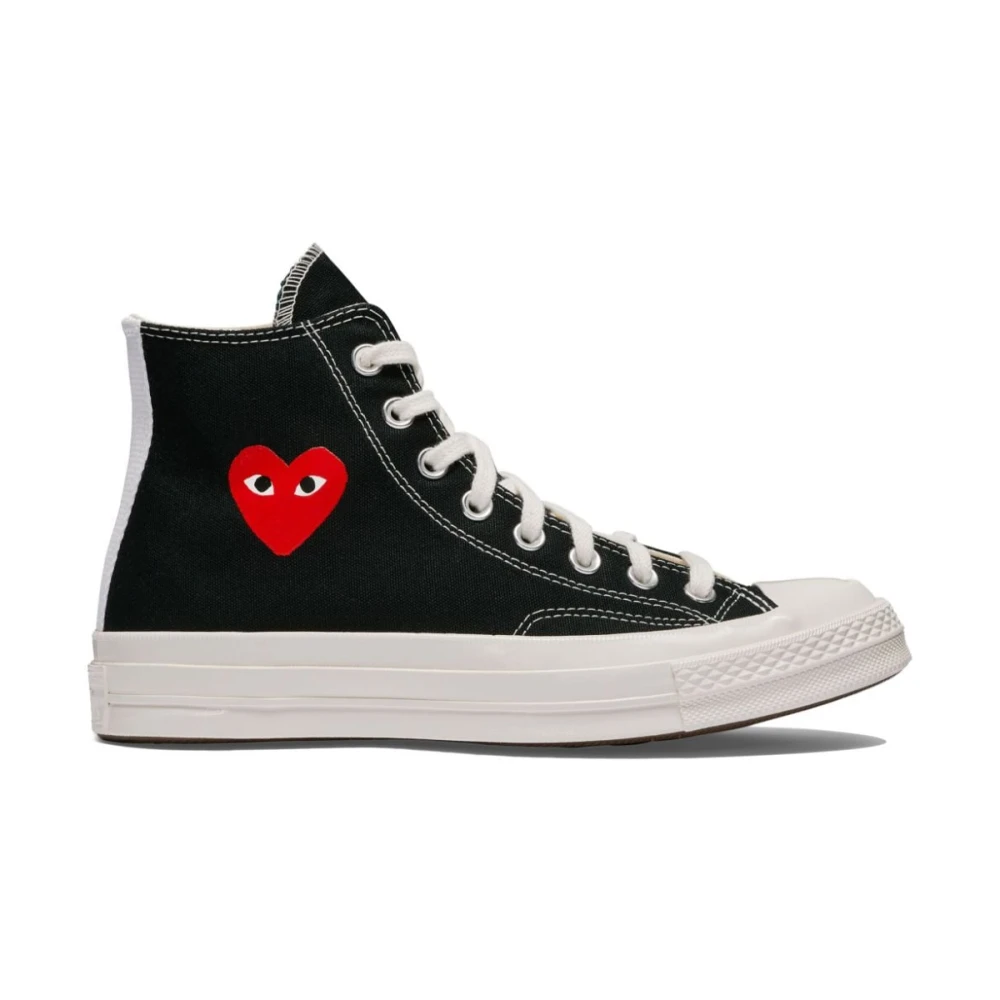 Comme Des Garçons Play Men's Black Chuck 70 High Sneakers