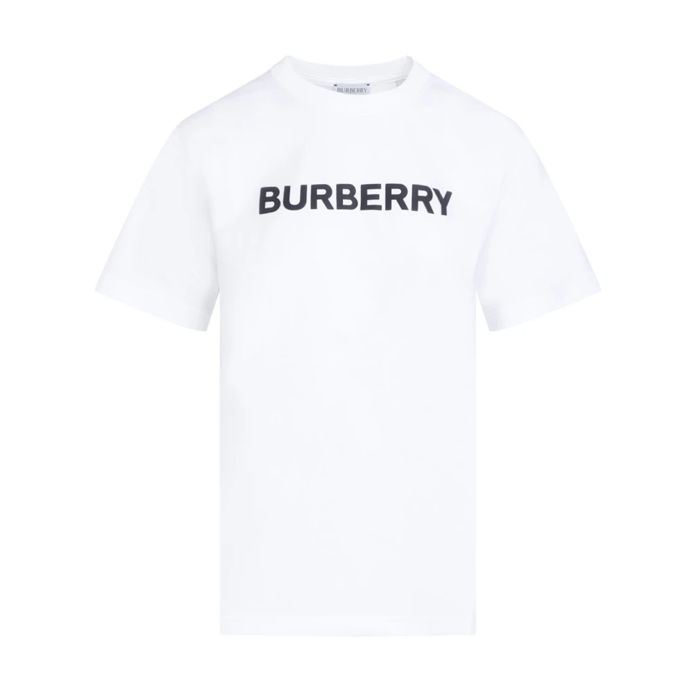 Burberry Witte Katoenen Margot T-Shirt White Dames