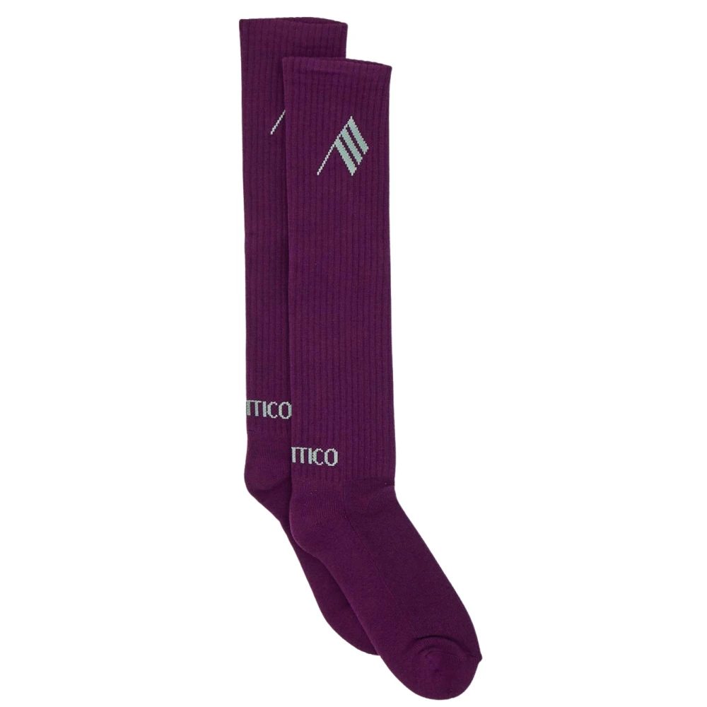 The Attico Upgrade je sokkenstijl met katoenen damessokken Purple Dames