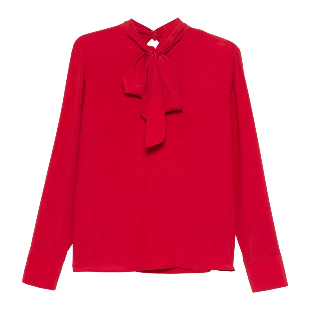 Twinset Zijde Blend Blouse en Shirt Red Dames