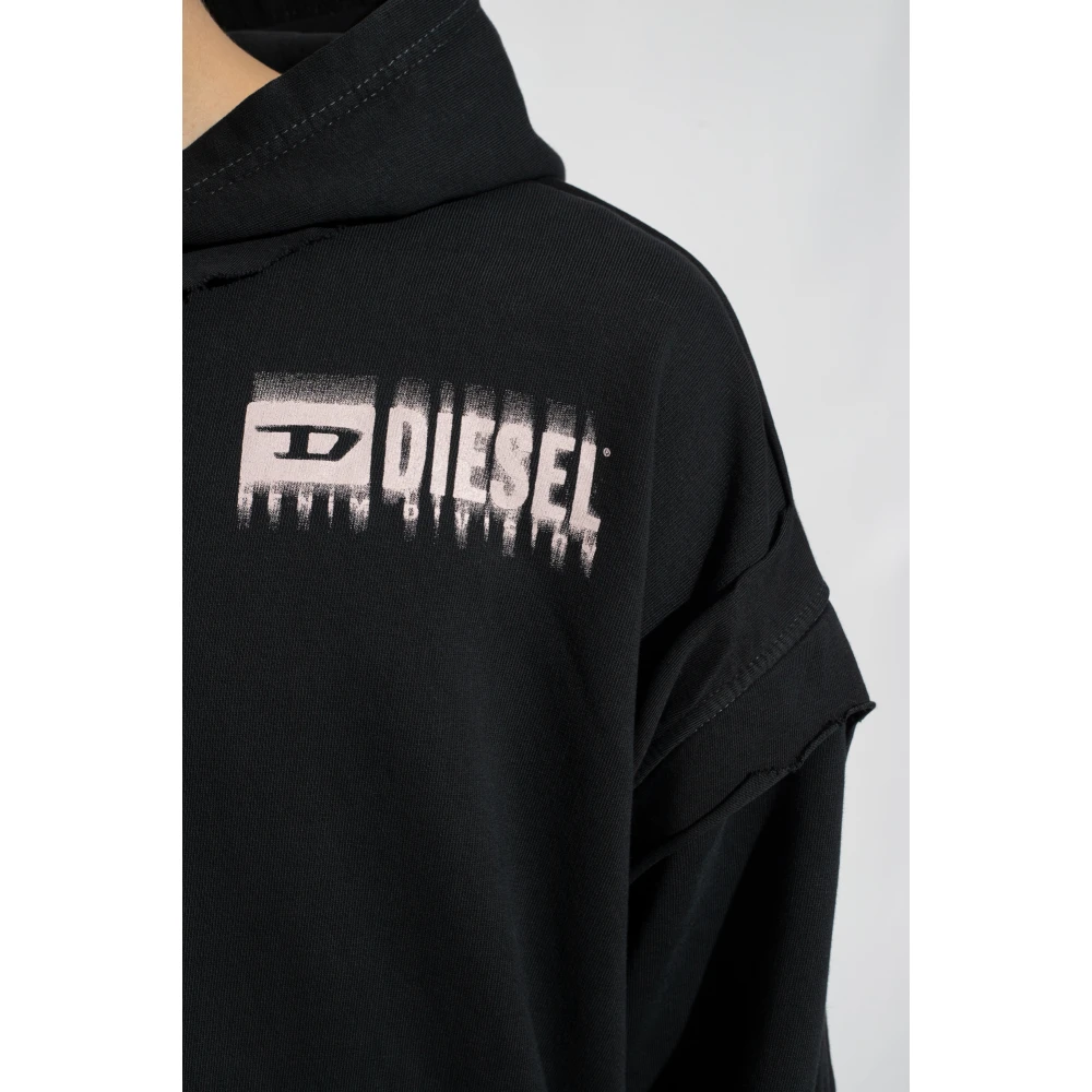 Diesel S-Boxt-Hood hoodie Black Heren