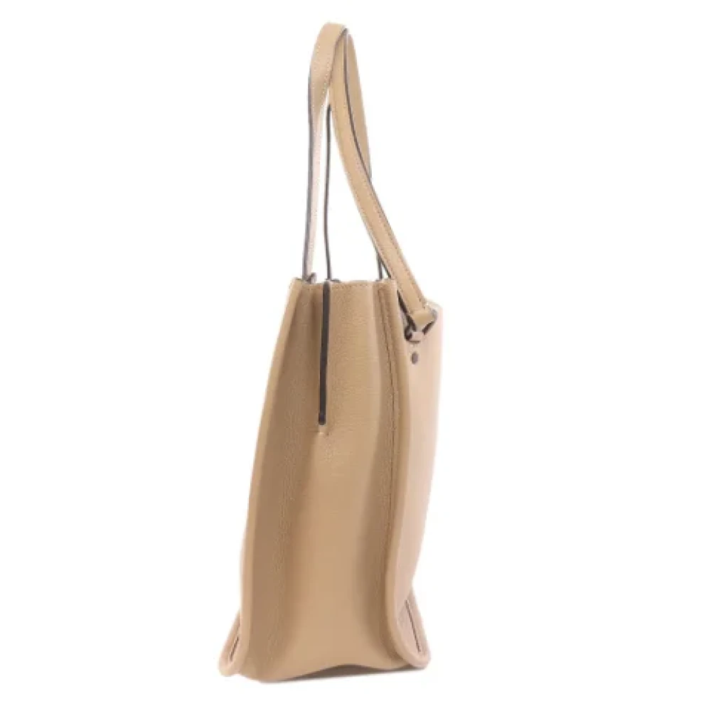 Coach Pre-owned Leather handbags Beige Dames