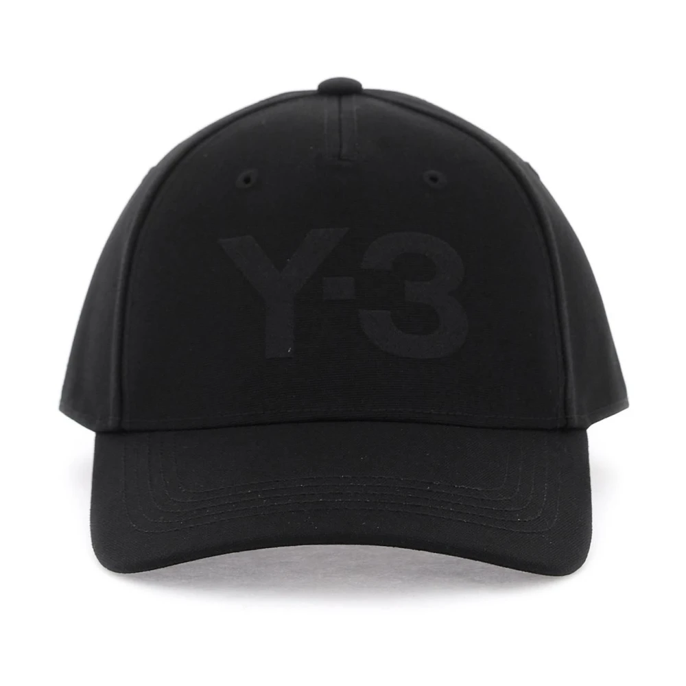 Y-3 Stijlvolle Logo Cap Black