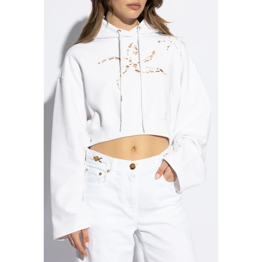 Versace Hoodie White Dames