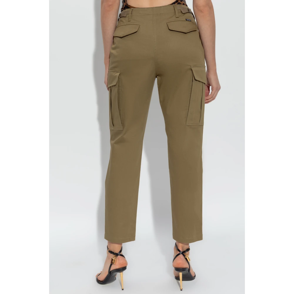 Tom Ford Broek in cargostijl Green Dames