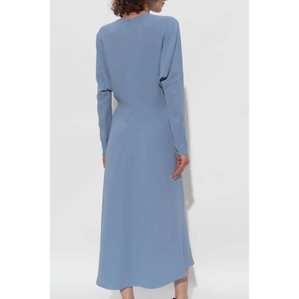 Victoria Beckham Jurk met korte mouwen Blue Dames