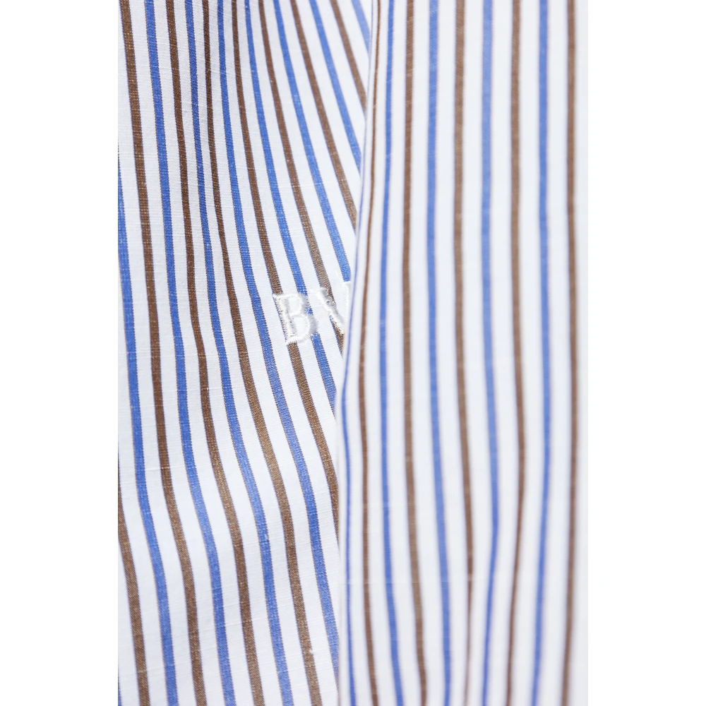 Bottega Veneta Overhemd met gestreept patroon White Heren