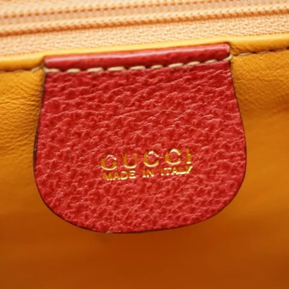 Gucci Vintage Pre-owned Fabric gucci-bags Red Dames
