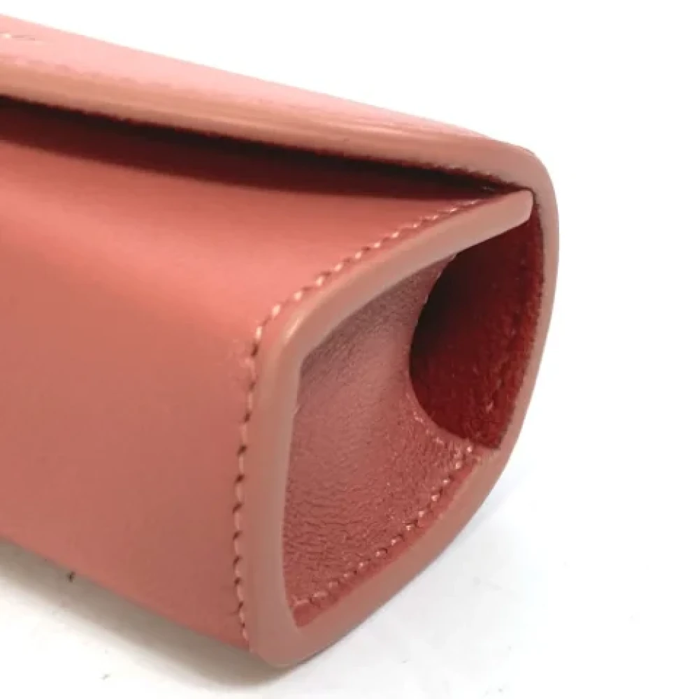 Celine Vintage Pre-owned Leather home-office Pink Dames