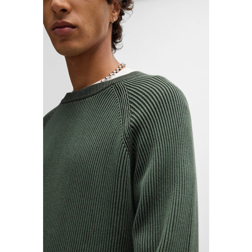 Hugo Boss Stijlvolle pull voor mannen Green Heren