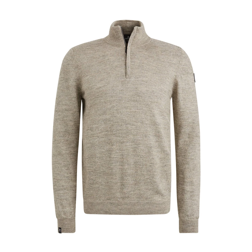 Vanguard Stijlvolle Pullover met Halve Knoopsluiting Brown Heren