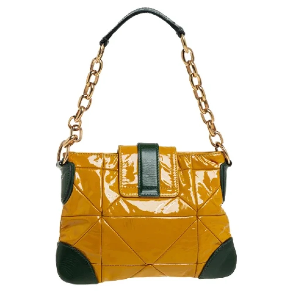 Marc Jacobs Pre-owned Leather shoulder-bags Yellow Dames