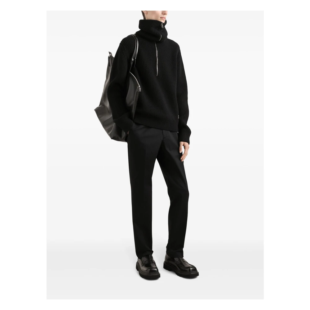 Dolce & Gabbana Zwarte Casual Broek Black Heren