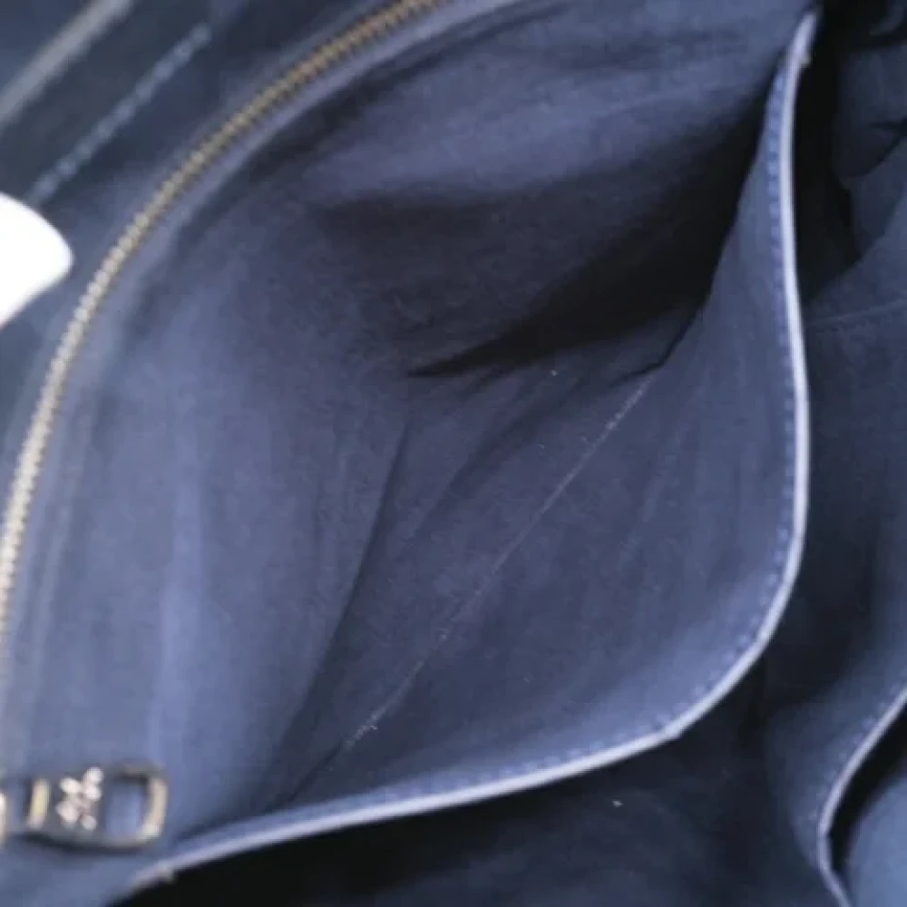 Louis Vuitton Vintage Pre-owned Leather backpacks Blue Dames