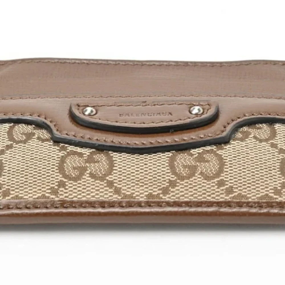 Gucci Vintage Pre-owned Canvas wallets Brown Dames