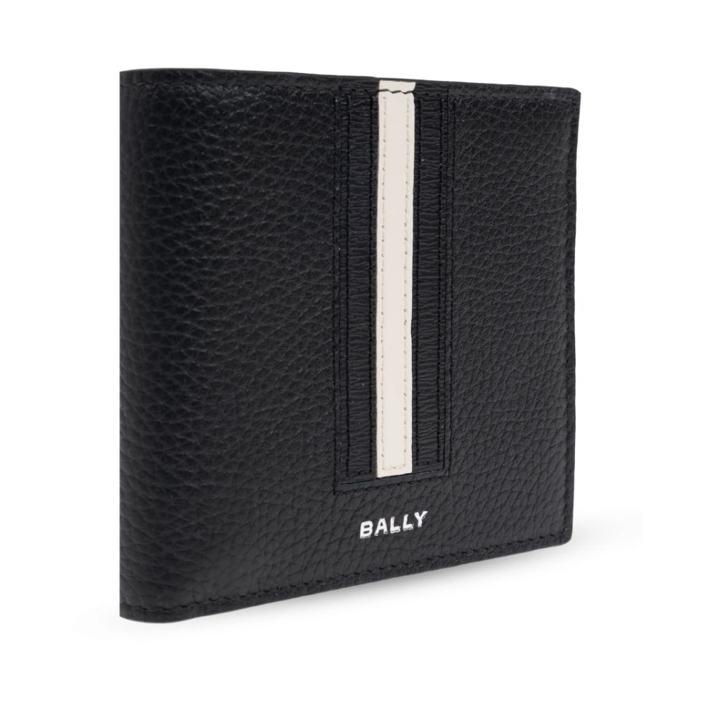 Bally Leren portemonnee Black Heren