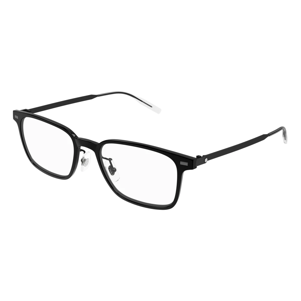 Montblanc Men's Black Glasses, 56 Mm, Stylish Eyeglasses In Color