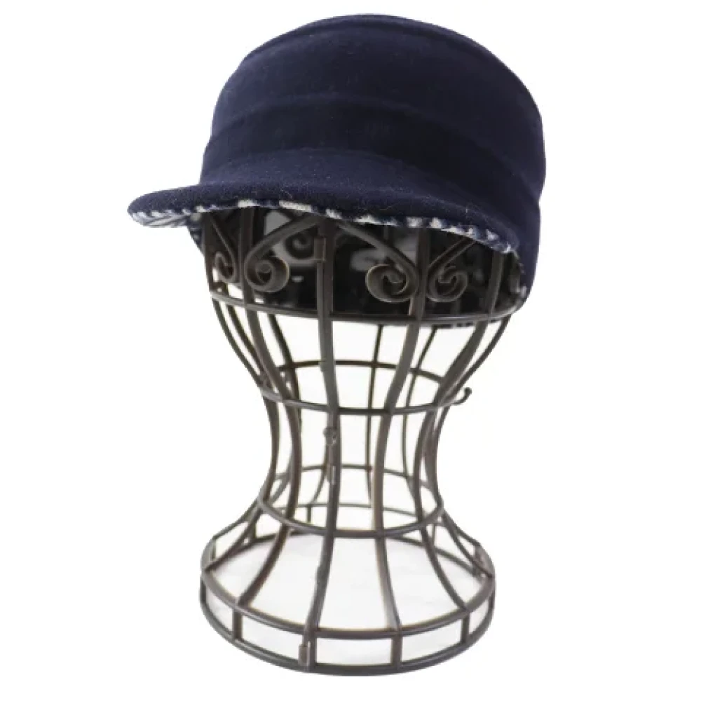 Dior Vintage Pre-owned Fabric hats Blue Dames