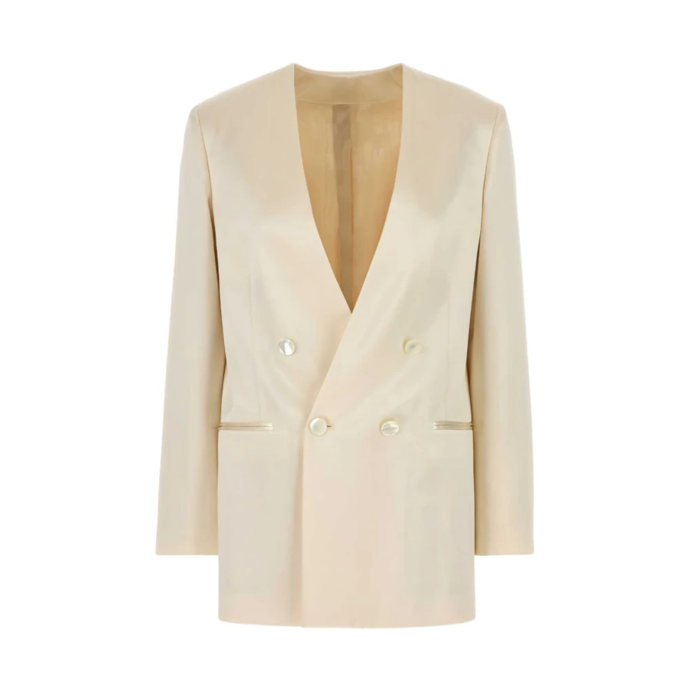Alberta Ferretti Women's Beige Blazers, S, Blazers