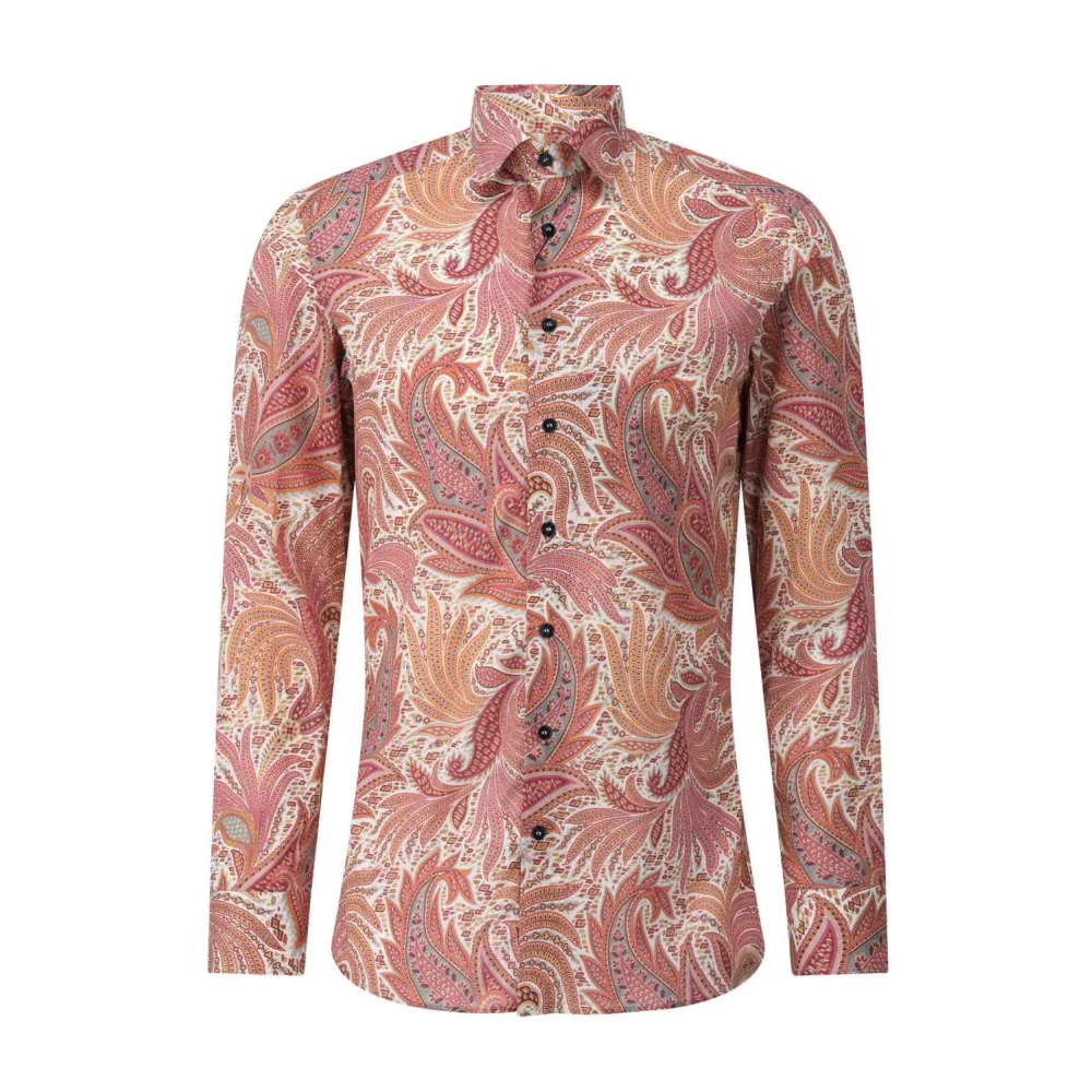 ETRO Paisley Patroon Katoenen Overhemd Multicolor Heren