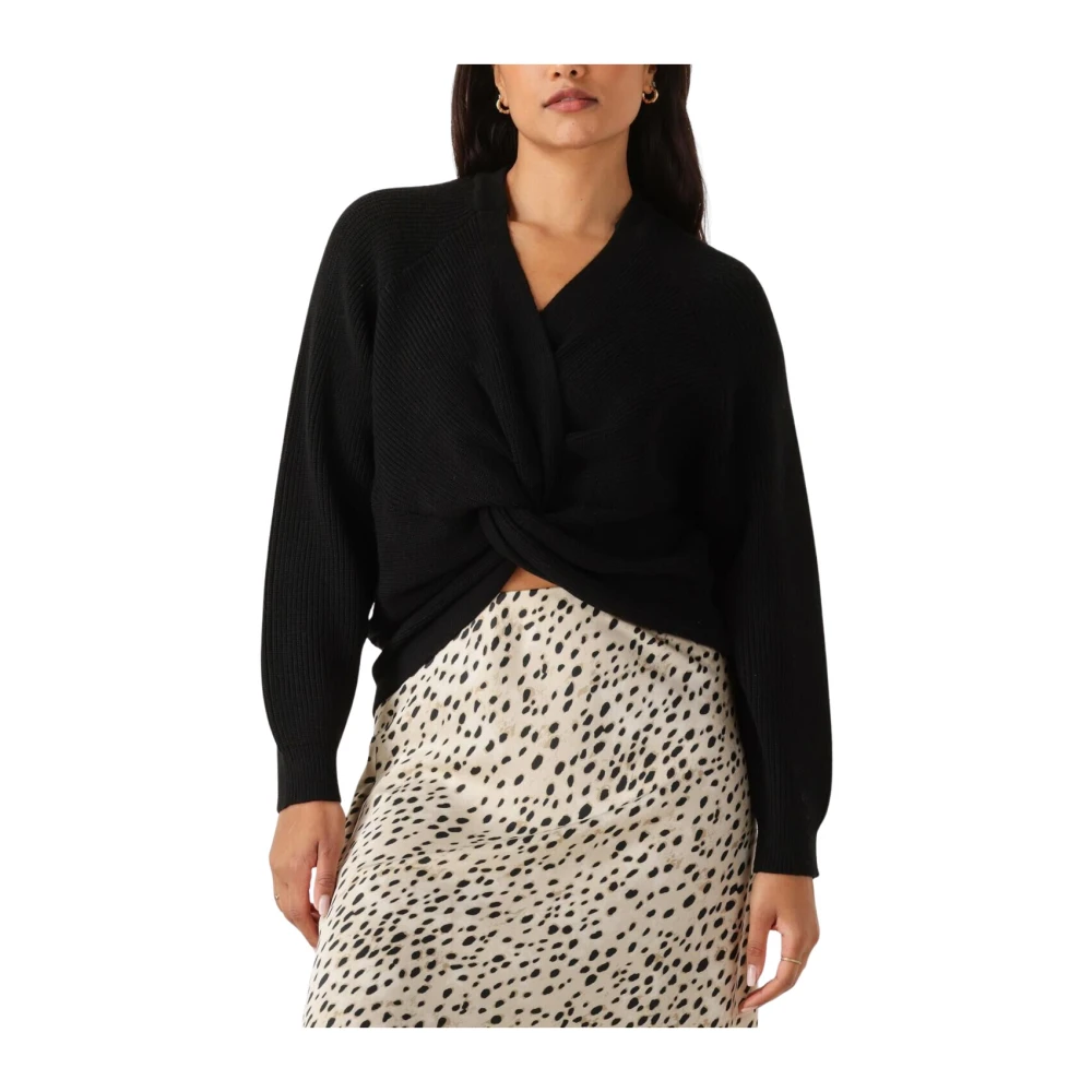 moss copenhagen Elegante Zwarte Pullover voor Vrouwen Black Dames