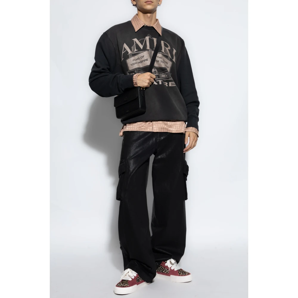 Amiri Gestreept overhemd Pink Heren