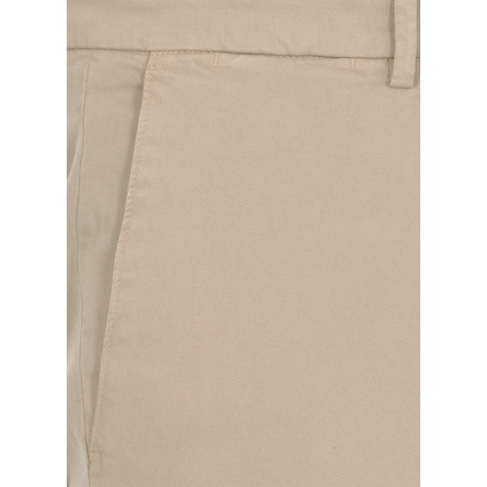 Briglia Beige Katoenen Broek met Zakken Beige Heren