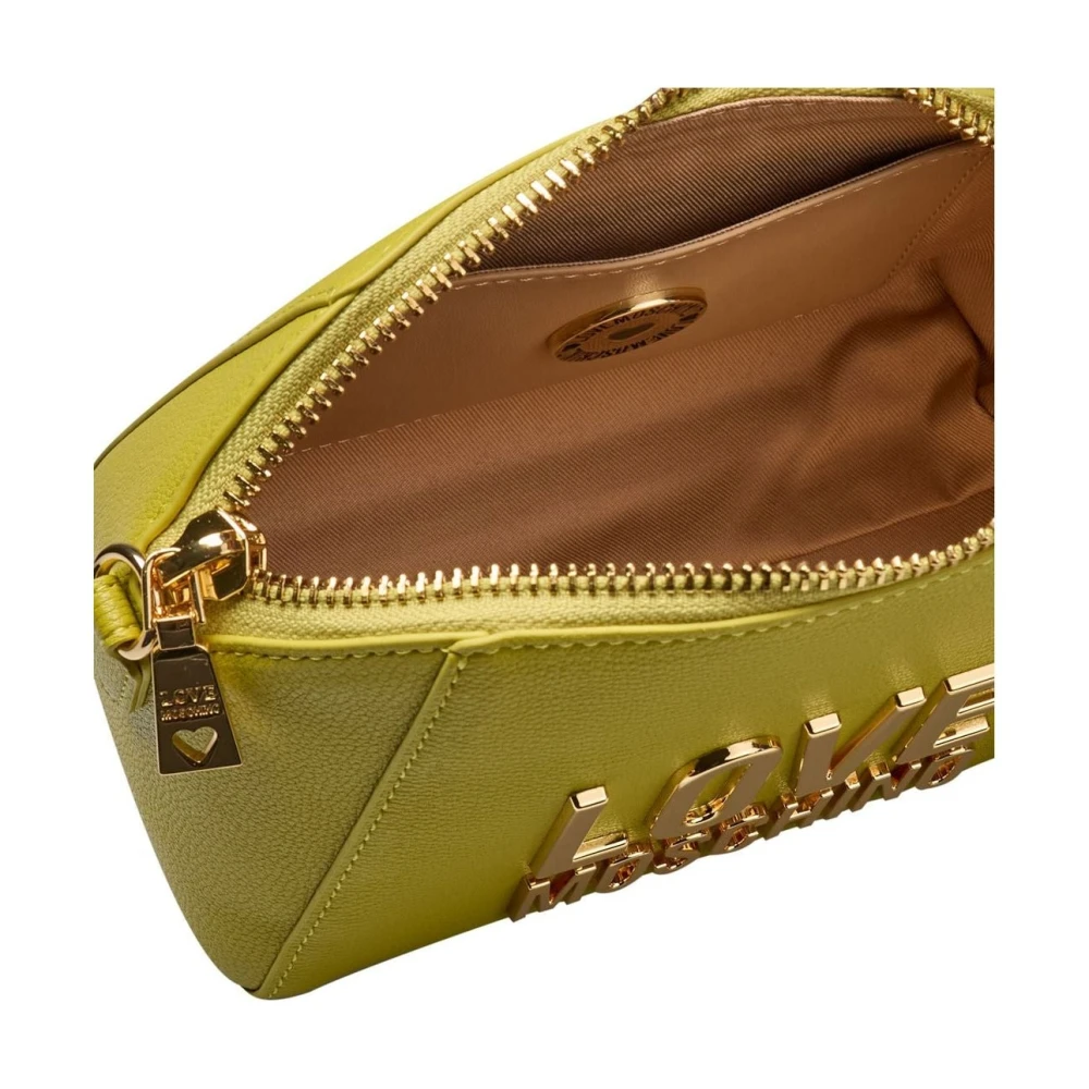 Love Moschino Schoudertas met ritssluiting Yellow Dames