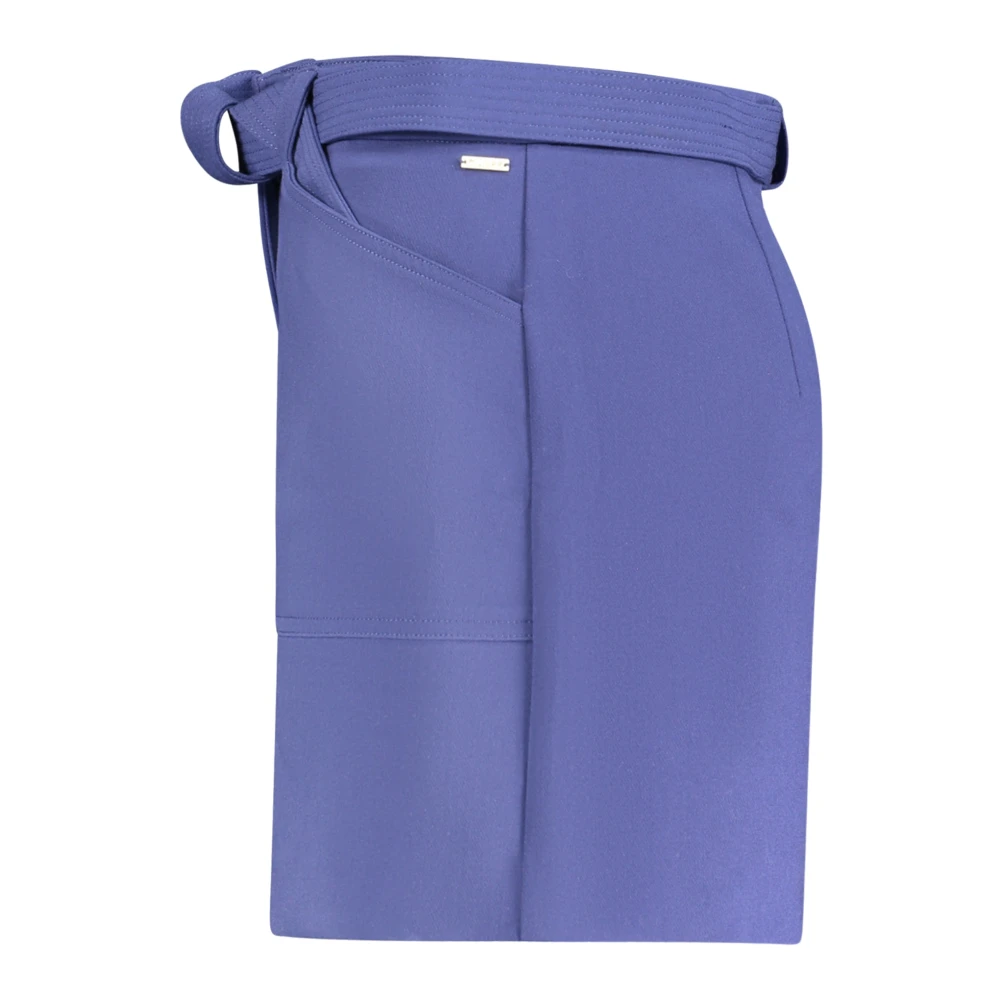 Guess Blauwe Dames Shorts met knoop en rits Blue Dames