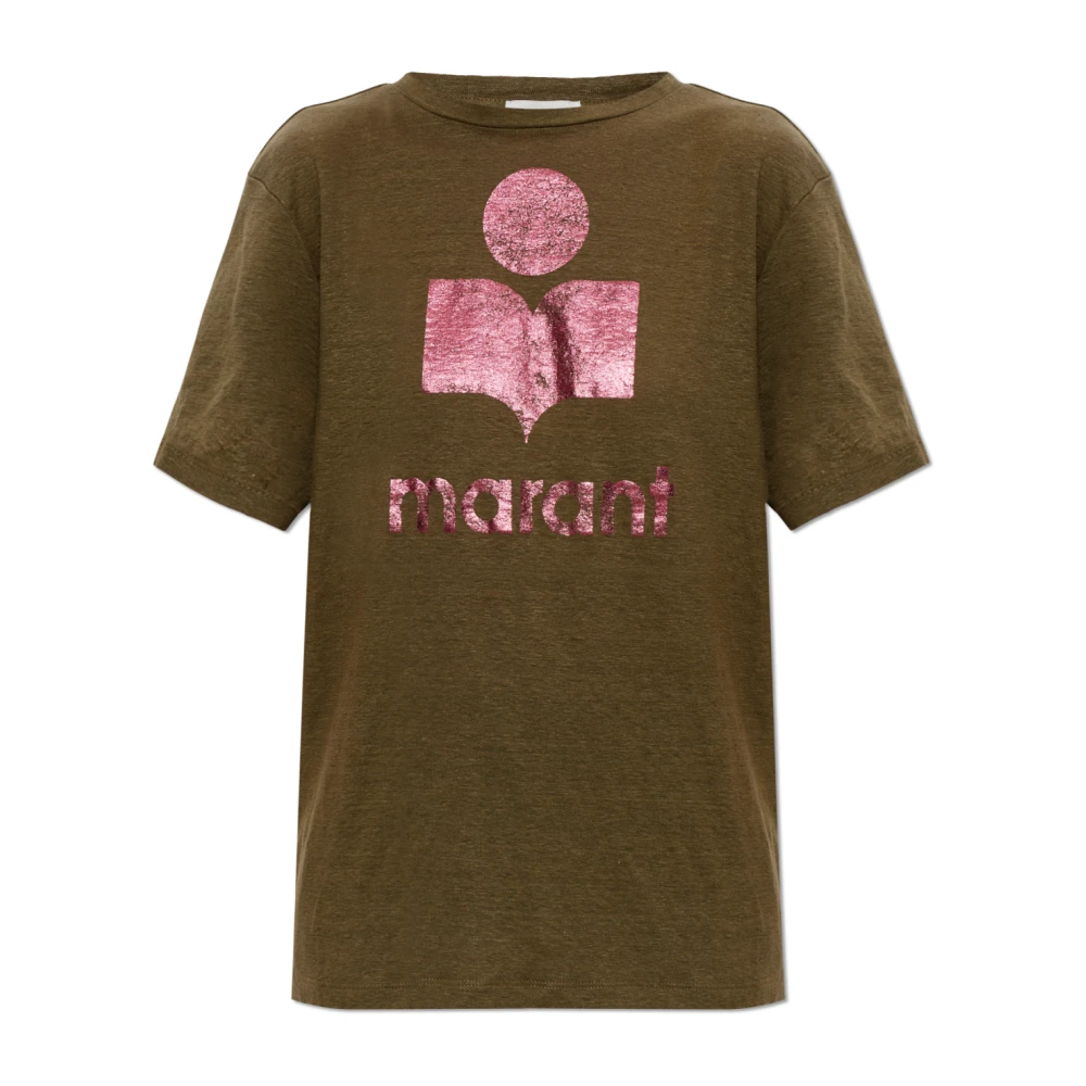 Marant Étoile Women's Green T-Shirts, L, Zewel T-Shirt