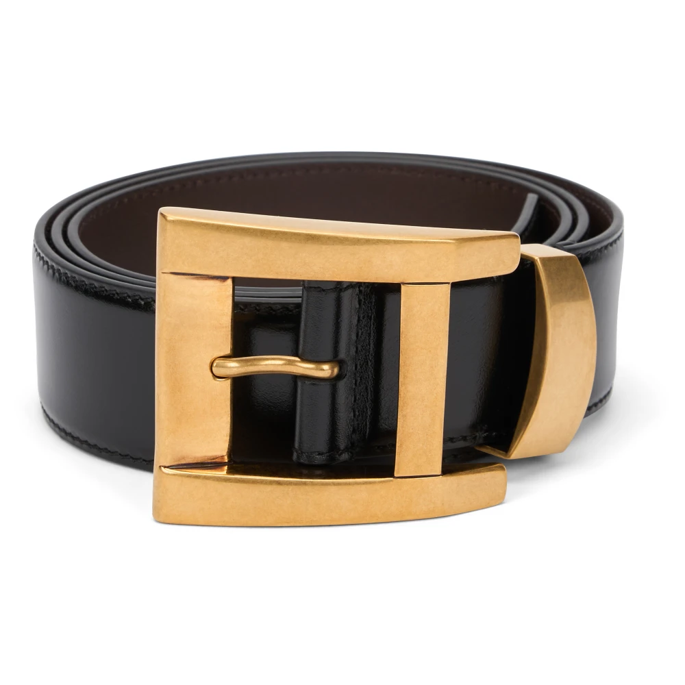 Versace Black Belts, Male, 80 Cm, Leather Belt 4 Cm