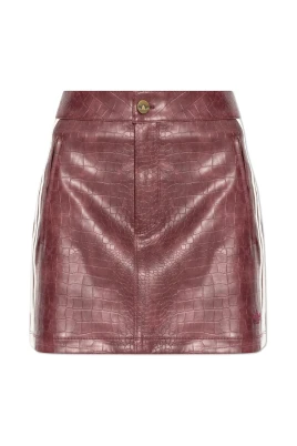 Pleather Mini Skirt