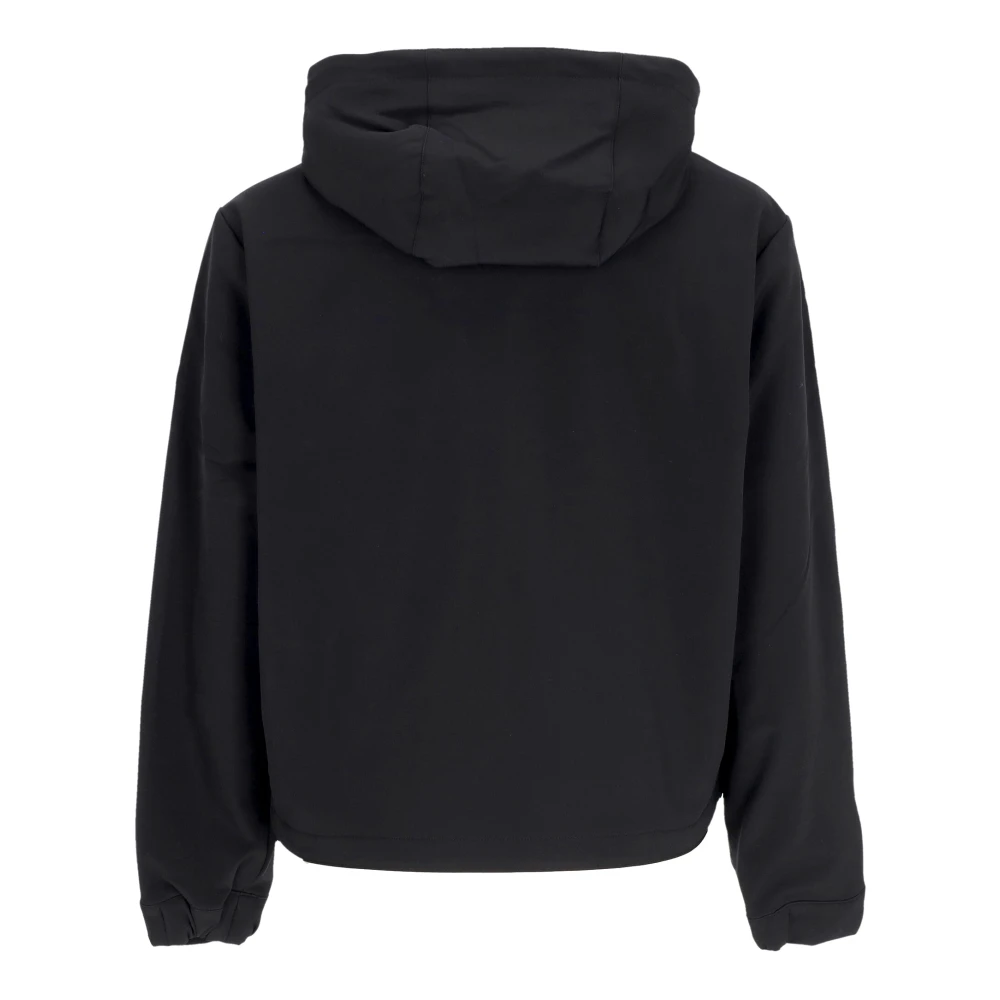 Arte Antwerp Technische Stof Hooded Jas Zwart Black Heren