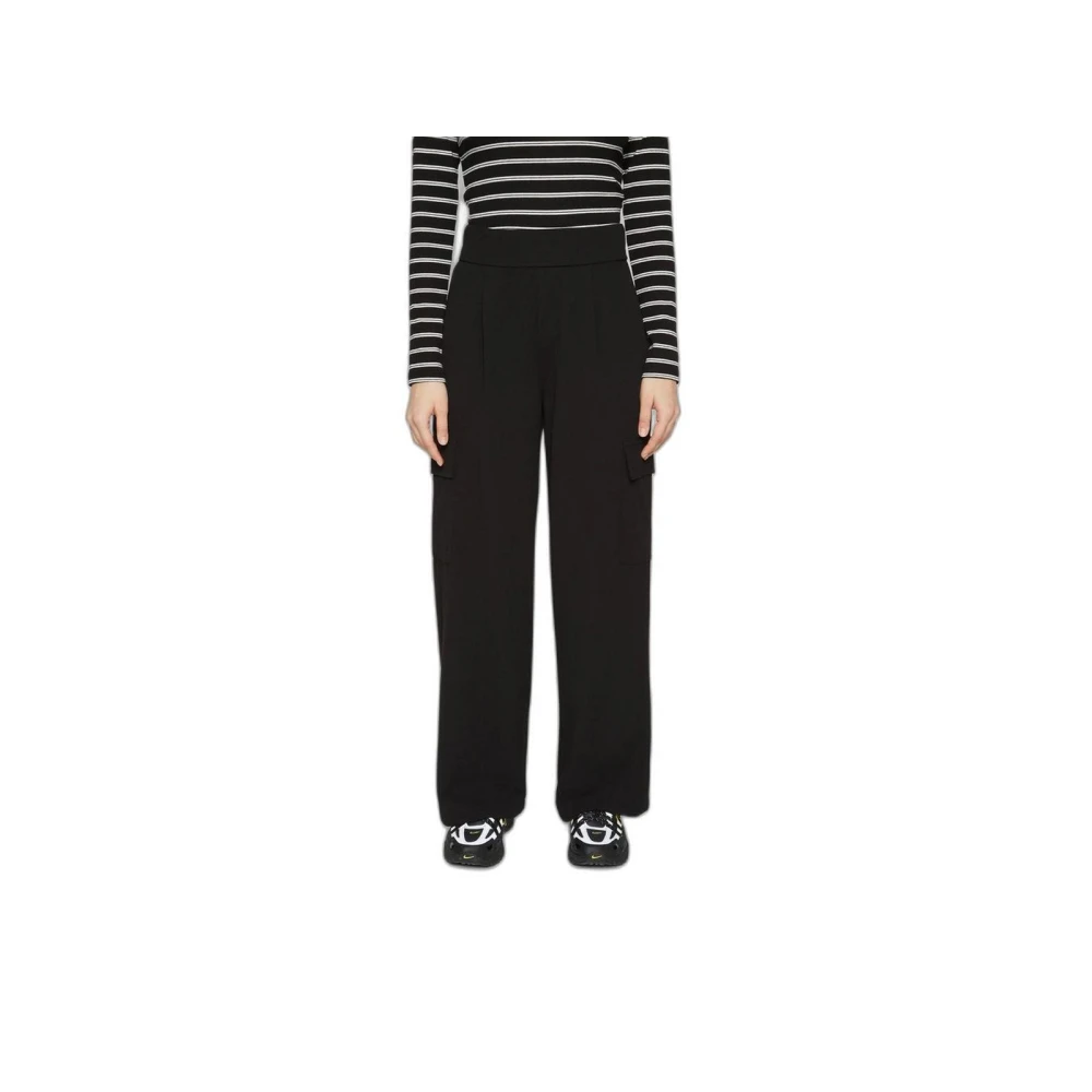 Jacqueline de Yong Zwarte Cargo Broek Lente Zomer Collectie Black Dames