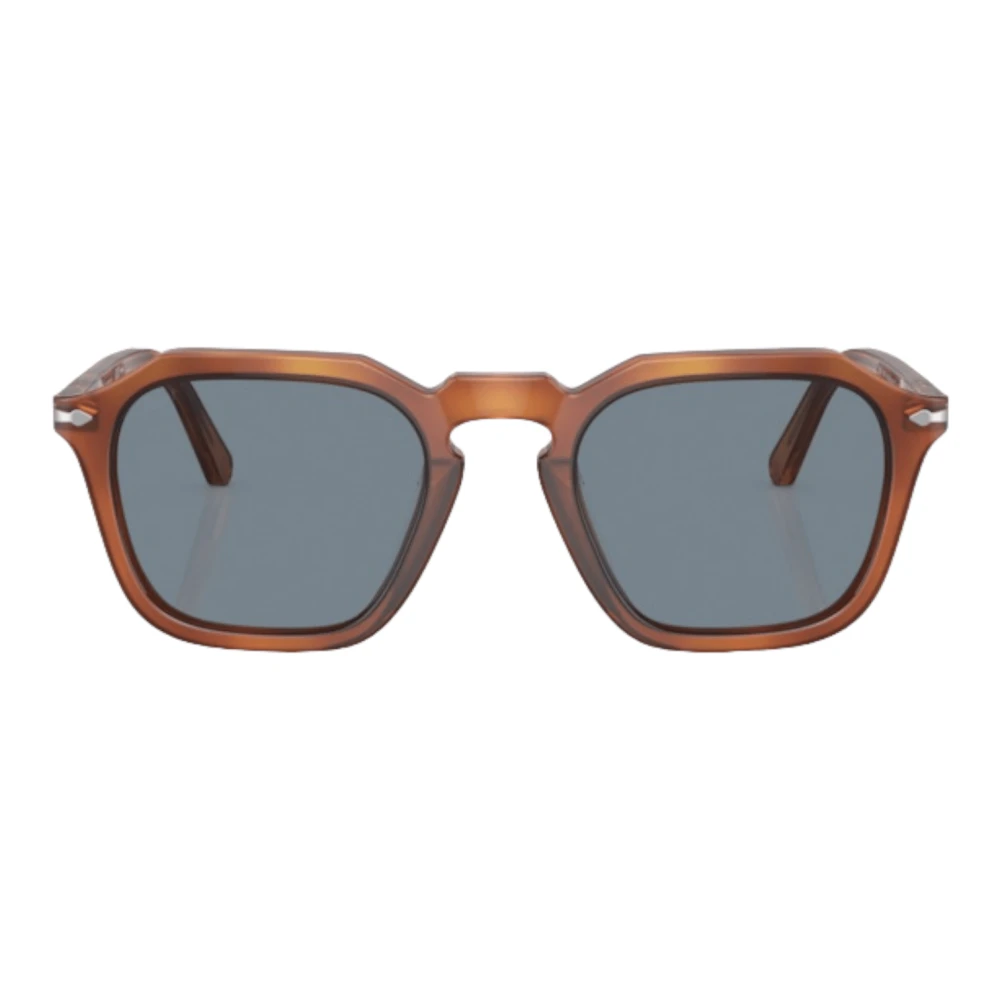 Persol Unisex Brown Square Havana Sunglasses