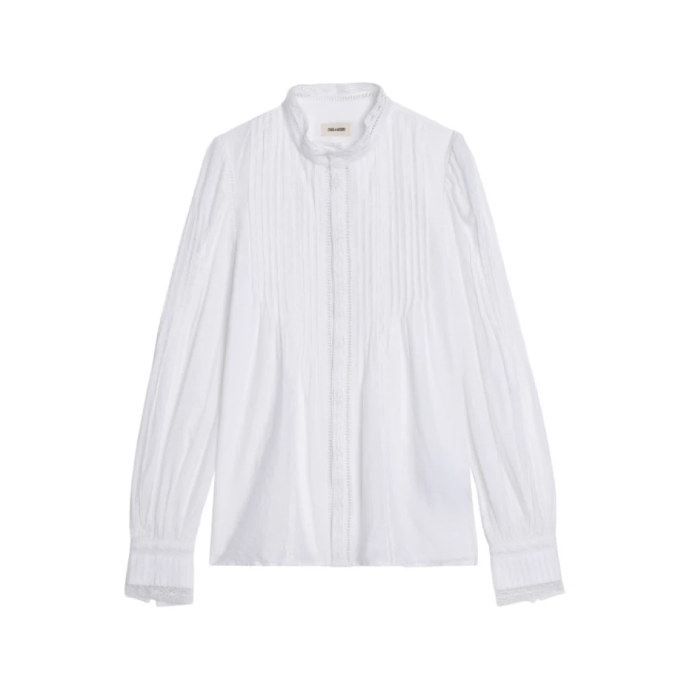 Zadig & Voltaire Women's White Blouses, S, Timz Shirt