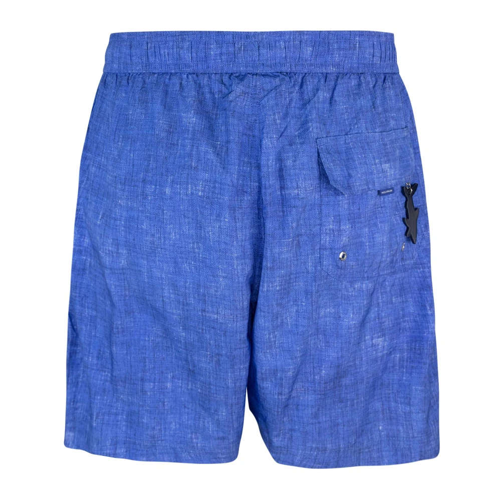 PAUL & SHARK Blauwe Zee Kleding Elastische Taille Polyester Blue Heren
