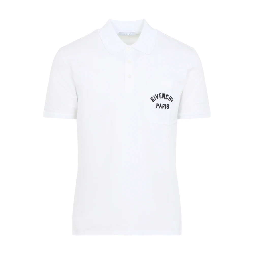 Givenchy Men's White Bml00t3ysd T-Shirt - Polo Shirts - L - Tops