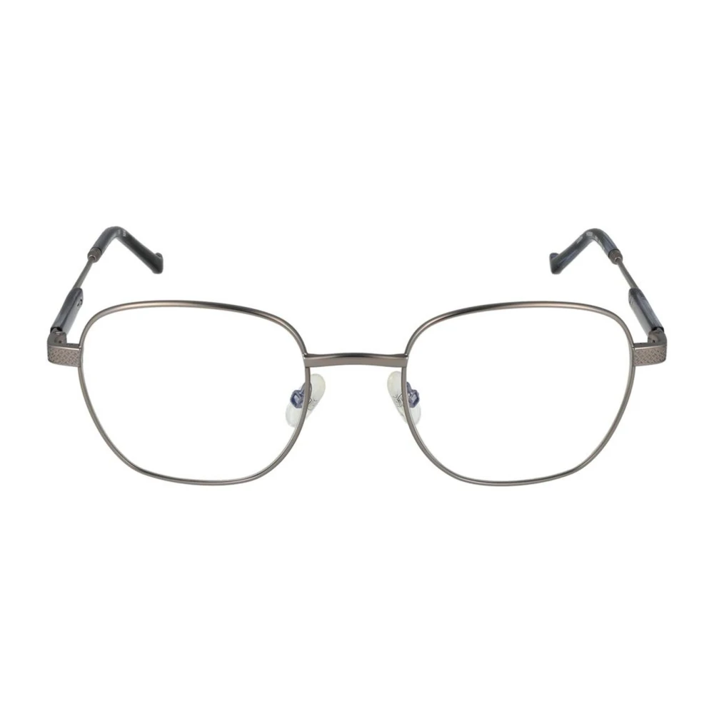 Hackett Heren Metalen Vierkante Blauwfilter Optische Monturen Gray Heren