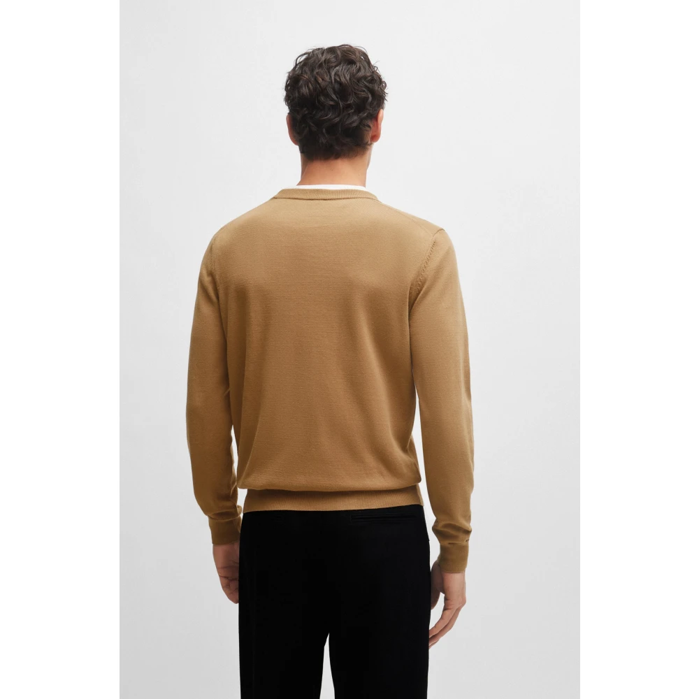 Hugo Boss Stijlvolle Pullover Sweater Beige Heren