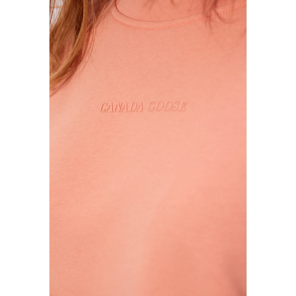 Canada Goose Muskoka sweatshirt met logo Orange Dames