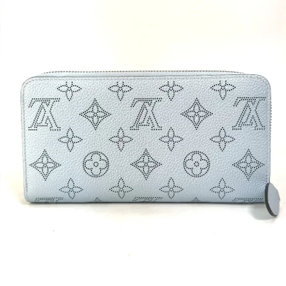 Louis Vuitton Vintage Pre-owned Fabric wallets Blue Dames
